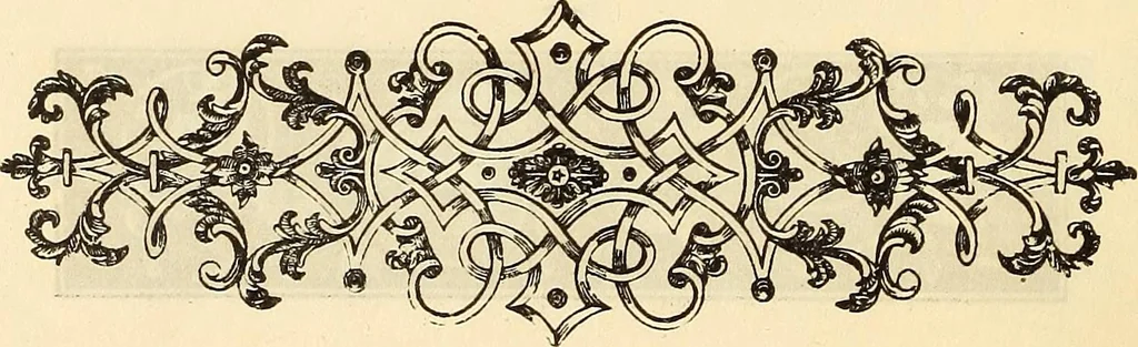 An illustration from [Specimens in the printing office of Francis Hart & Co., New York], 1877, leaf 85