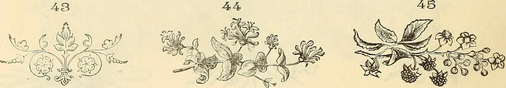 An illustration from [Specimens in the printing office of Francis Hart & Co., New York], 1877, leaf 87