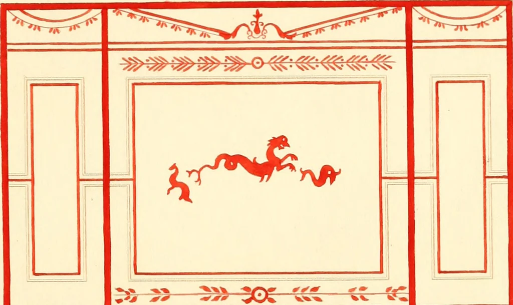 An illustration from Specimens of ancient decorations from Pompeii, 1825, leaf 12