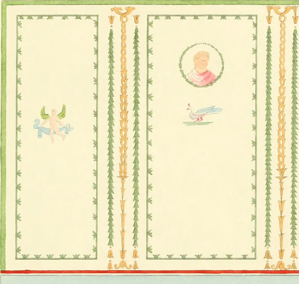 An illustration from Specimens of ancient decorations from Pompeii, 1825, leaf 14