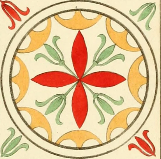 An illustration from Specimens of ancient decorations from Pompeii, 1825, leaf 16