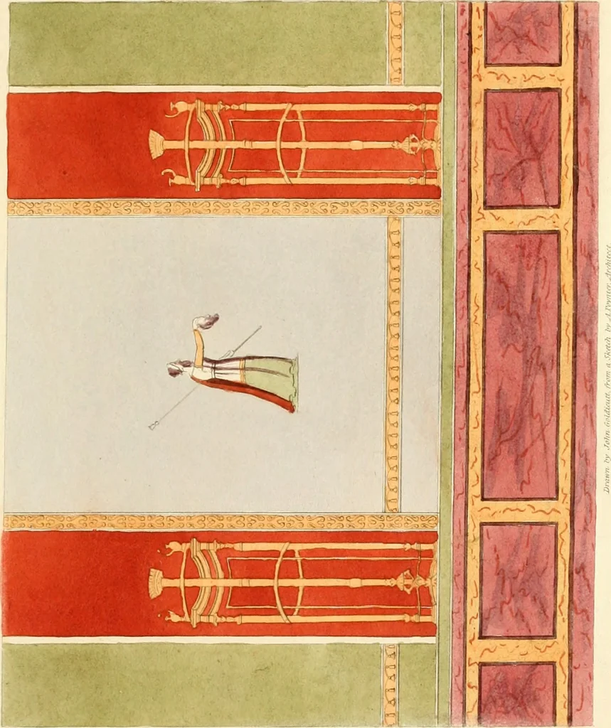 An illustration from Specimens of ancient decorations from Pompeii, 1825, leaf 36