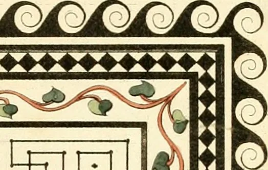 An illustration from Specimens of ancient decorations from Pompeii, 1825, leaf 40
