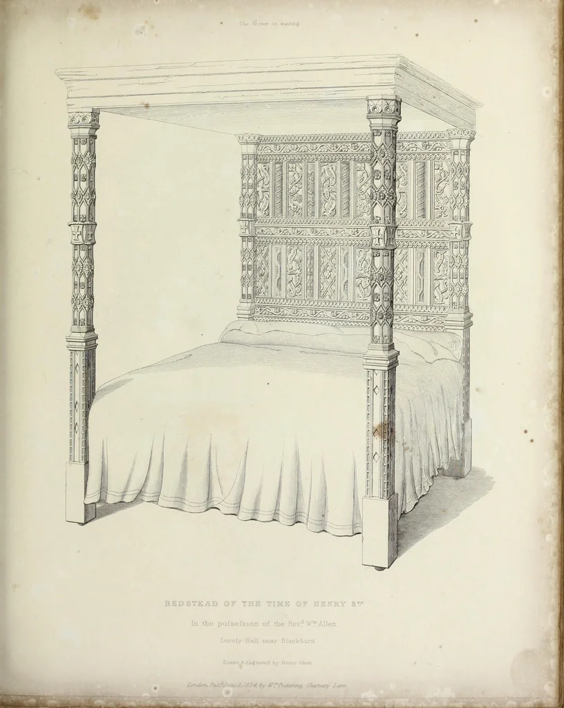 An illustration from Specimens of ancient furniture drawn from existing authorities, 1836, leaf 106