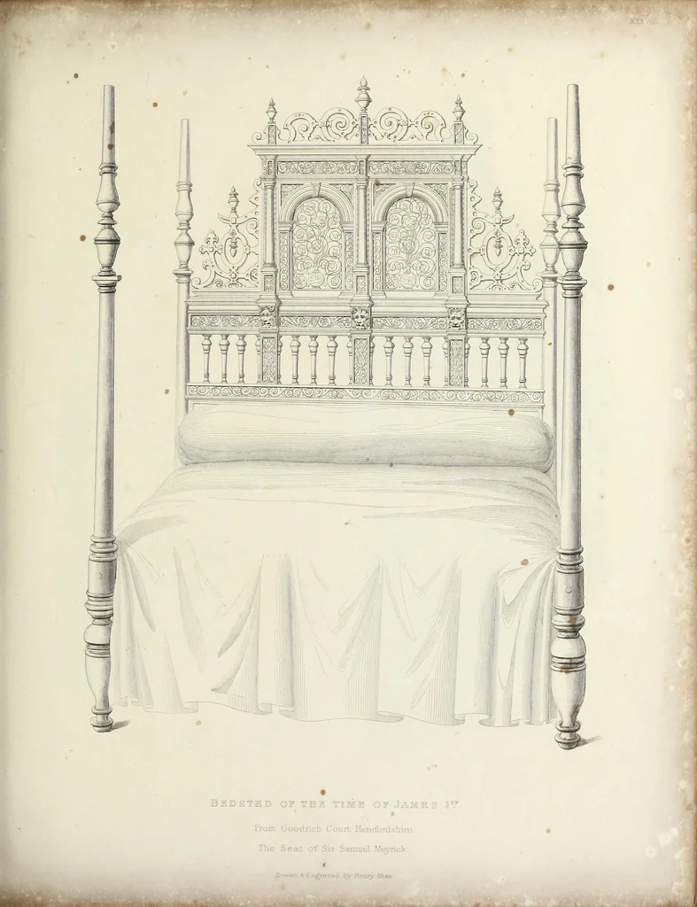 An illustration from Specimens of ancient furniture drawn from existing authorities, 1836, leaf 110