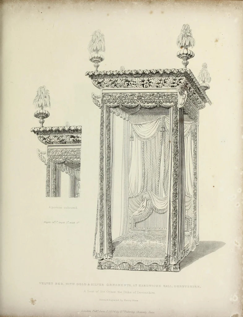 An illustration from Specimens of ancient furniture drawn from existing authorities, 1836, leaf 114