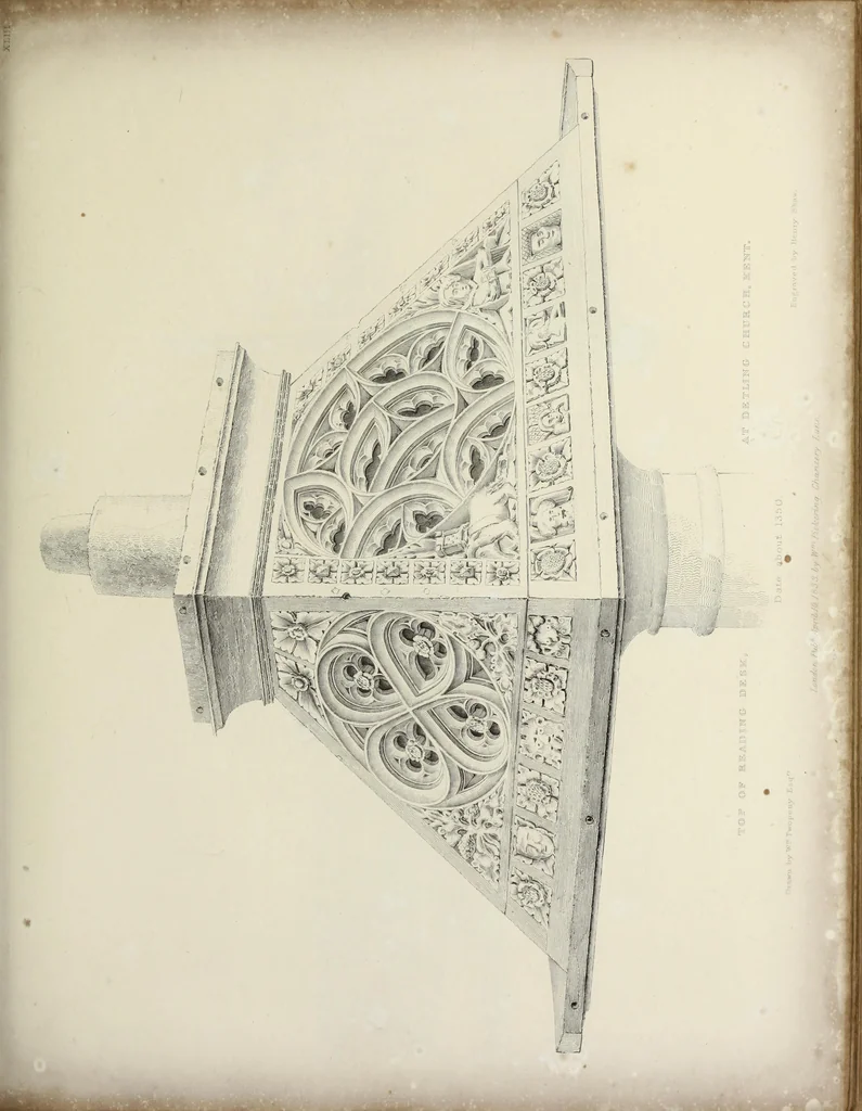 An illustration from Specimens of ancient furniture drawn from existing authorities, 1836, leaf 120