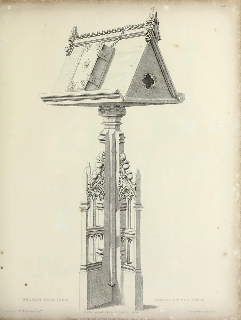 An illustration from Specimens of ancient furniture drawn from existing authorities, 1836, leaf 122