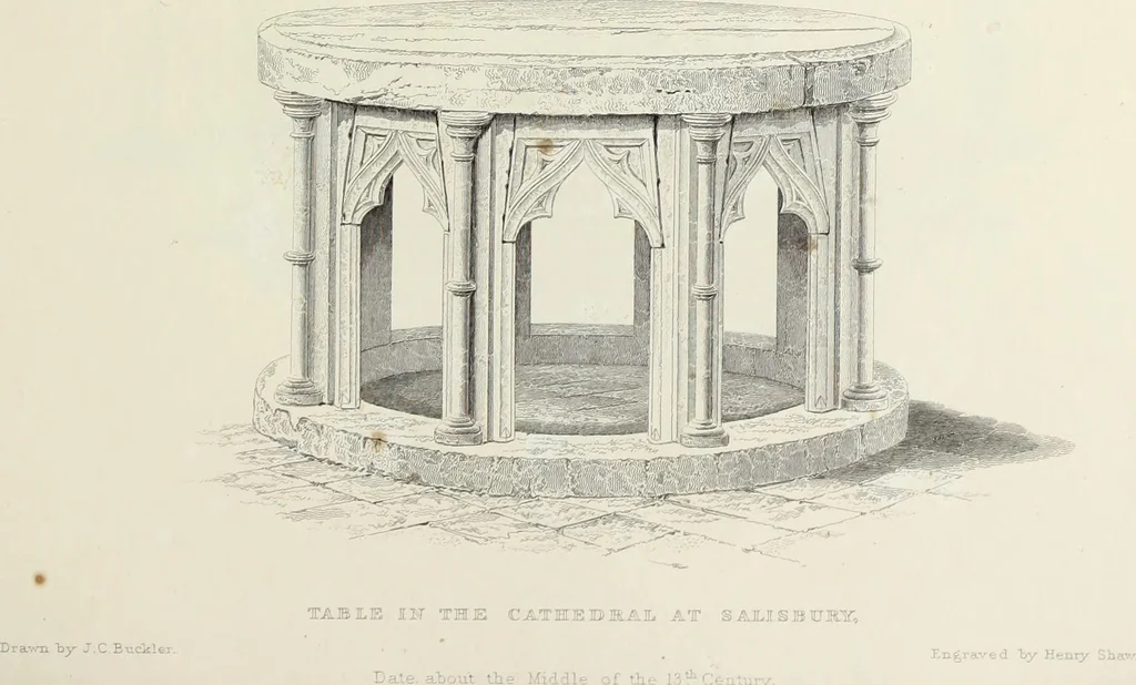 An illustration from Specimens of ancient furniture drawn from existing authorities, 1836, leaf 126