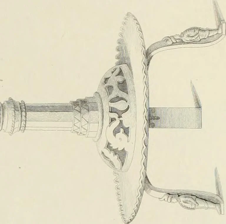 An illustration from Specimens of ancient furniture drawn from existing authorities, 1836, leaf 134