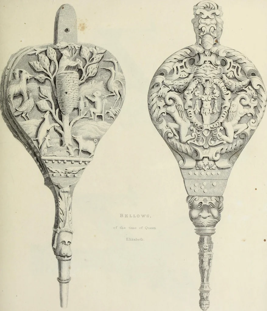 An illustration from Specimens of ancient furniture drawn from existing authorities, 1836, leaf 140