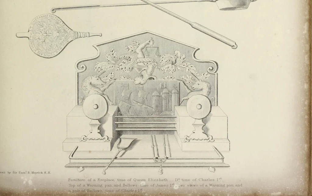 An illustration from Specimens of ancient furniture drawn from existing authorities, 1836, leaf 144