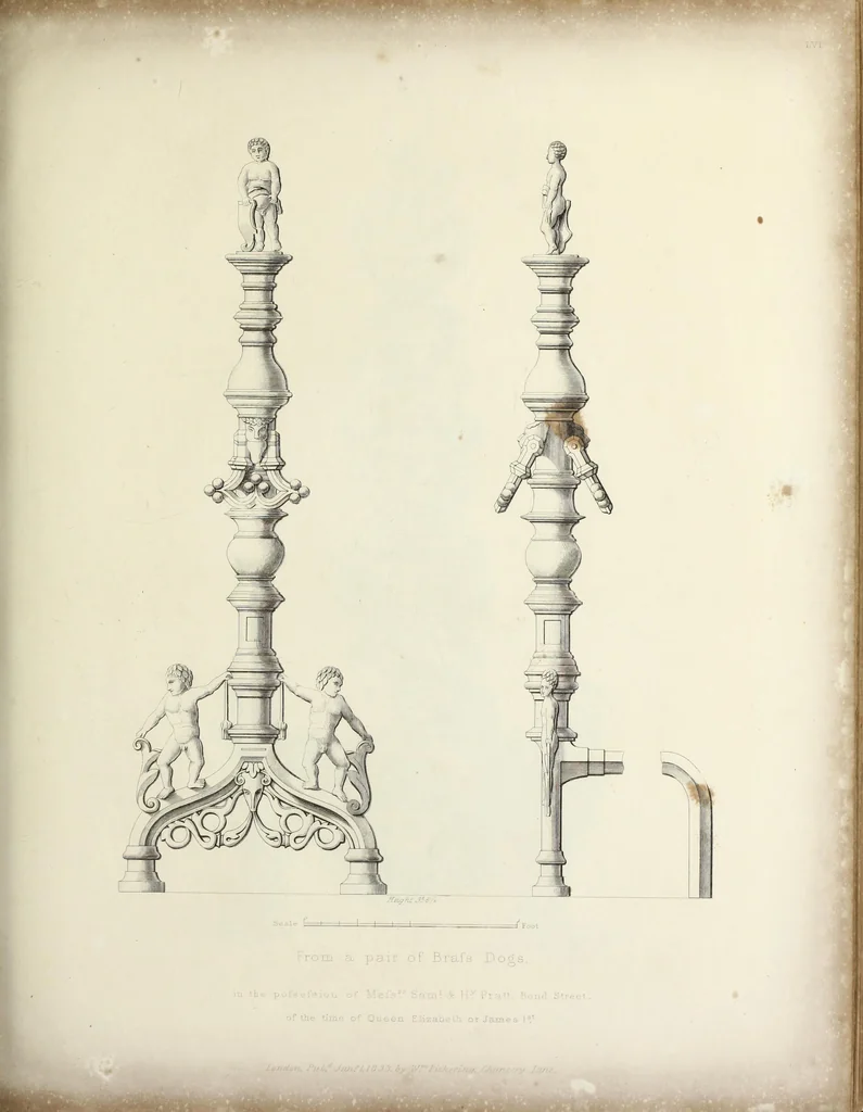 An illustration from Specimens of ancient furniture drawn from existing authorities, 1836, leaf 146
