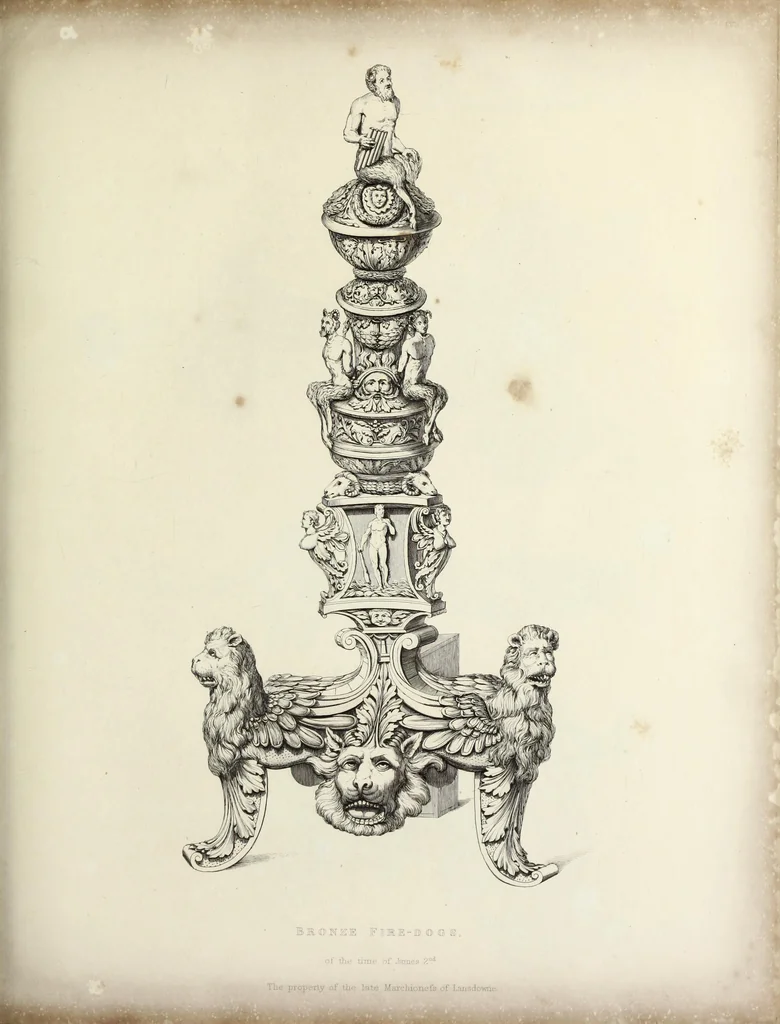 An illustration from Specimens of ancient furniture drawn from existing authorities, 1836, leaf 148