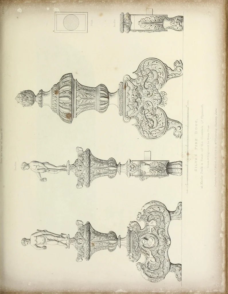 An illustration from Specimens of ancient furniture drawn from existing authorities, 1836, leaf 150