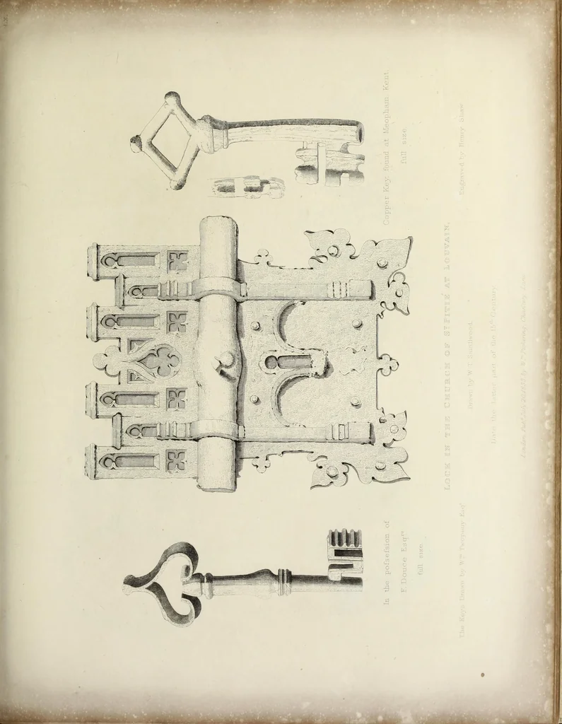 An illustration from Specimens of ancient furniture drawn from existing authorities, 1836, leaf 154