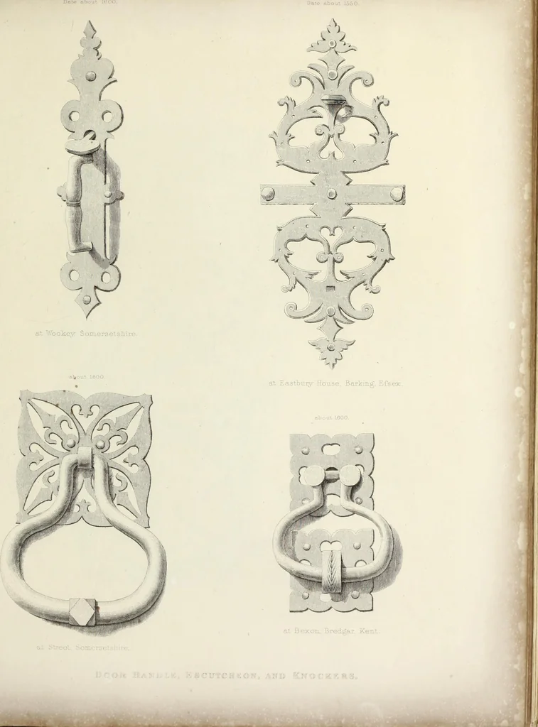 An illustration from Specimens of ancient furniture drawn from existing authorities, 1836, leaf 156