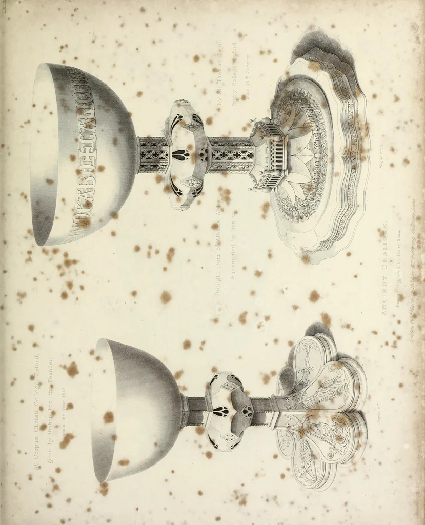 An illustration from Specimens of ancient furniture drawn from existing authorities, 1836, leaf 172
