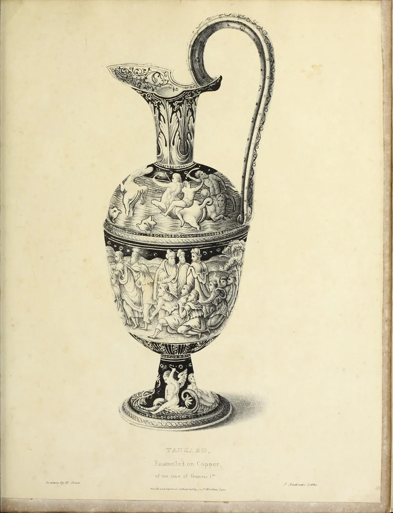 An illustration from Specimens of ancient furniture drawn from existing authorities, 1836, leaf 174
