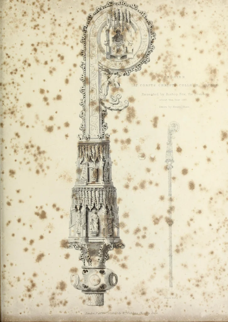 An illustration from Specimens of ancient furniture drawn from existing authorities, 1836, leaf 176