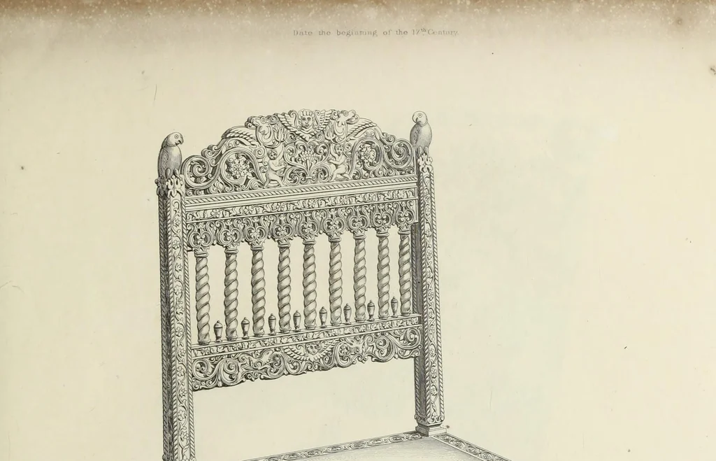 An illustration from Specimens of ancient furniture drawn from existing authorities, 1836, leaf 60