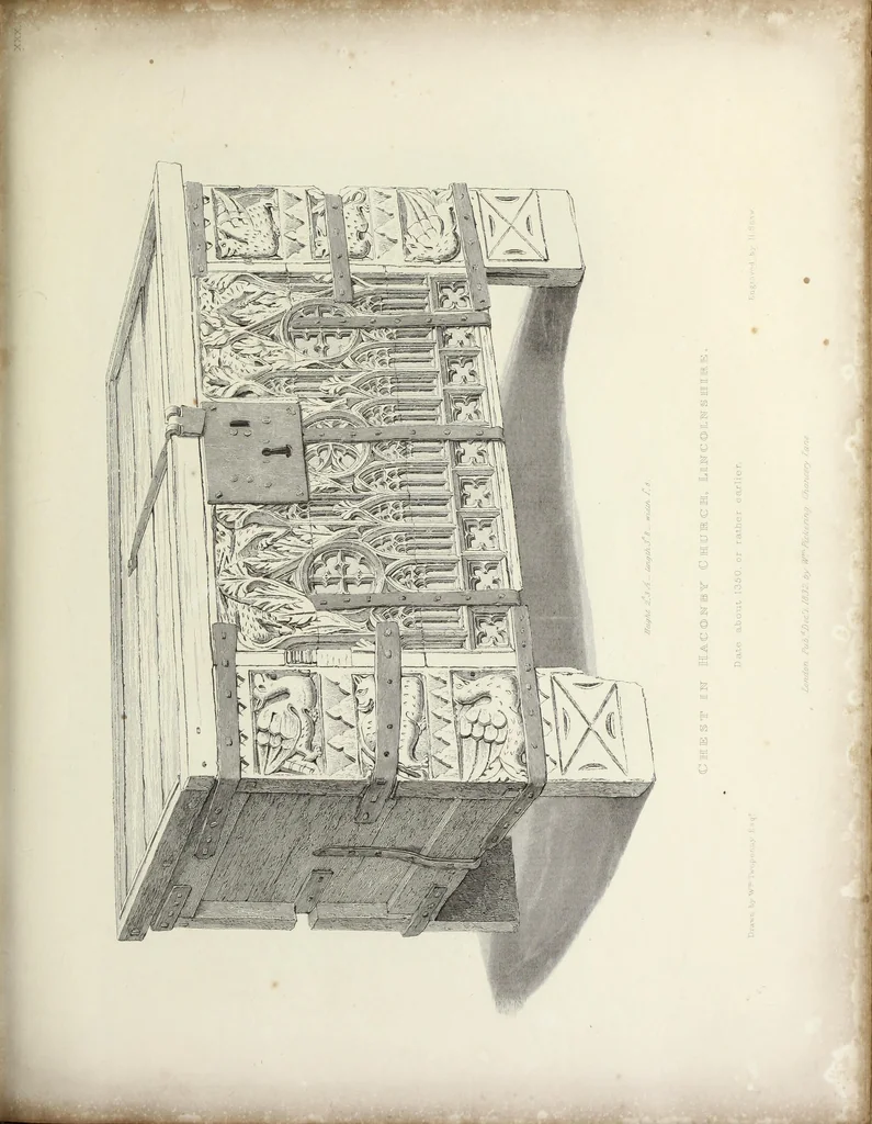 An illustration from Specimens of ancient furniture drawn from existing authorities, 1836, leaf 94