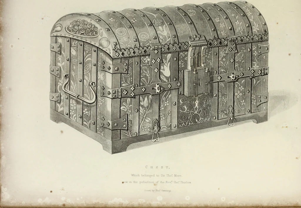 An illustration from Specimens of ancient furniture drawn from existing authorities, 1836, leaf 98