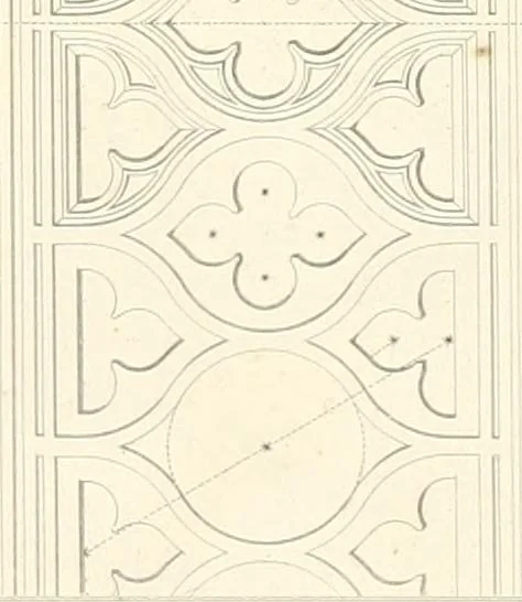 An illustration from Specimens of the architecture of Normandy, from the 16th to the 17th century. Engraved by John and Henry Le Keux, 1874, leaf 258