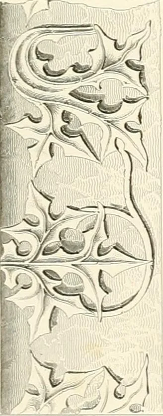 An illustration from Specimens of the architecture of Normandy, from the 16th to the 17th century. Engraved by John and Henry Le Keux, 1874, leaf 260