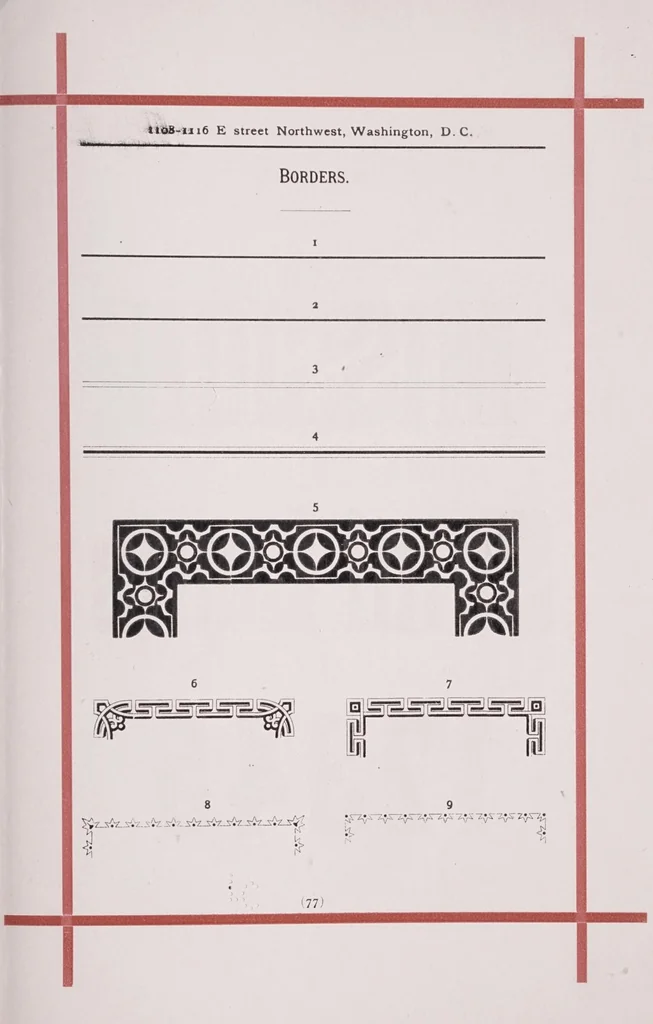An illustration from Specimens of book and job types., 1889, leaf 87