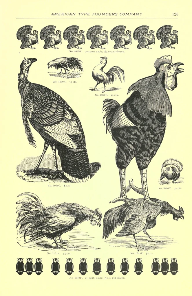 An illustration from Specimens of borders and ornaments, cuts, and brass rules, and illustrated catalogue and price list of printing material and printers' supplies, 1903, leaf 149