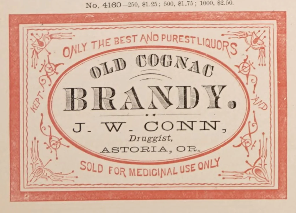 An illustration from Specimens of druggists' labels...letter-press printing, etc, 1885, leaf 101