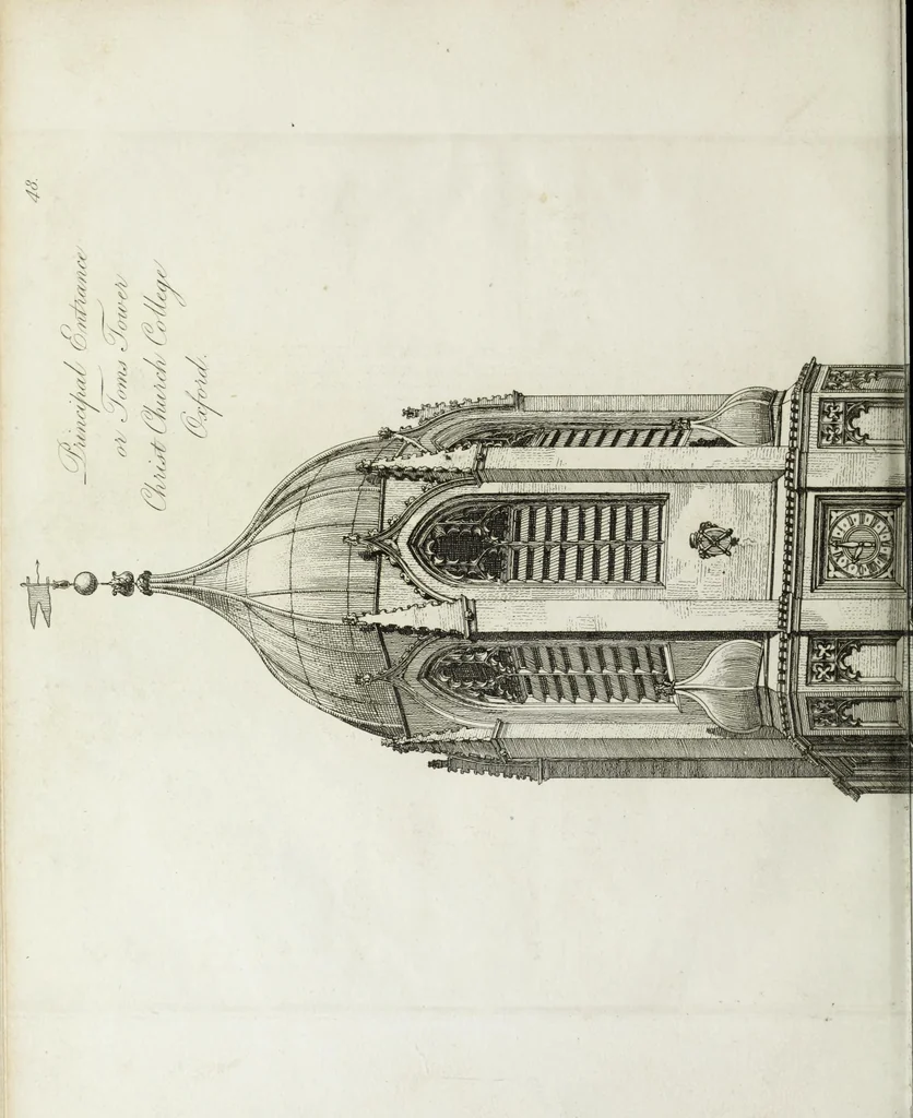 An illustration from Specimens of Gothic architecture, consisting of doors, windows, buttresses, pinnacles, &c.; with the measurements, selected from ancient buildings at Oxford &c, 1825, leaf 101
