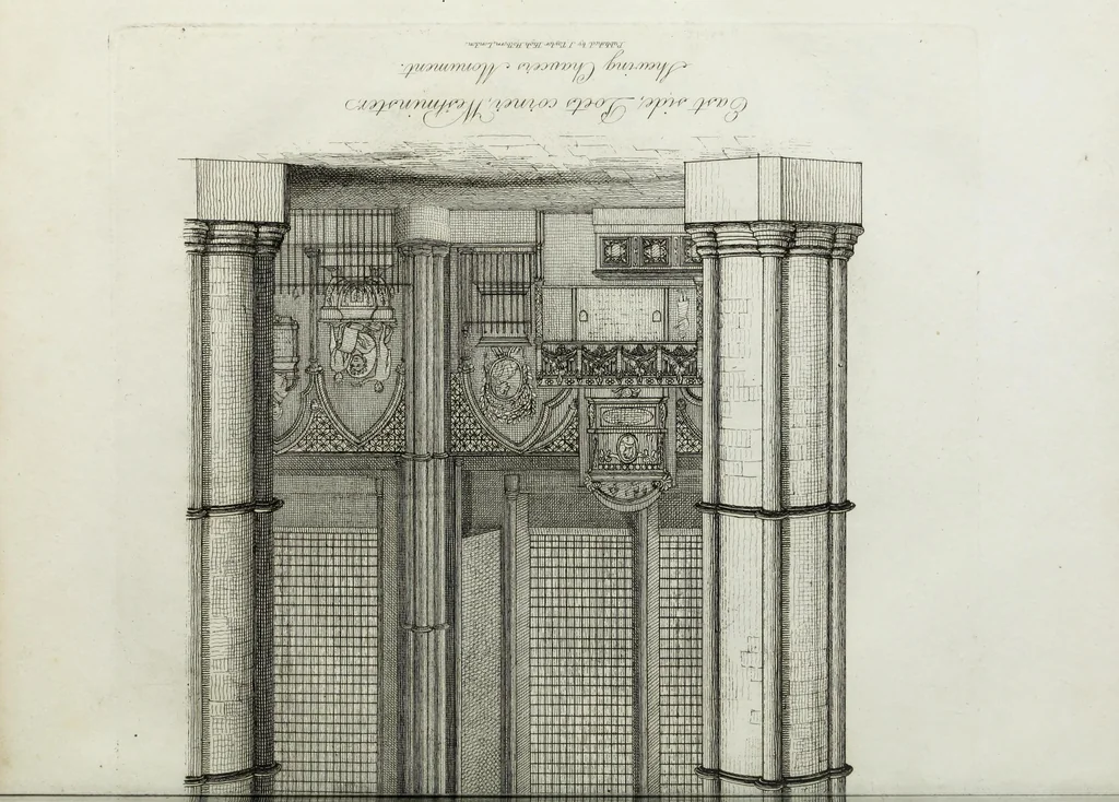 An illustration from Specimens of Gothic architecture, consisting of doors, windows, buttresses, pinnacles, &c.; with the measurements, selected from ancient buildings at Oxford &c, 1825, leaf 58