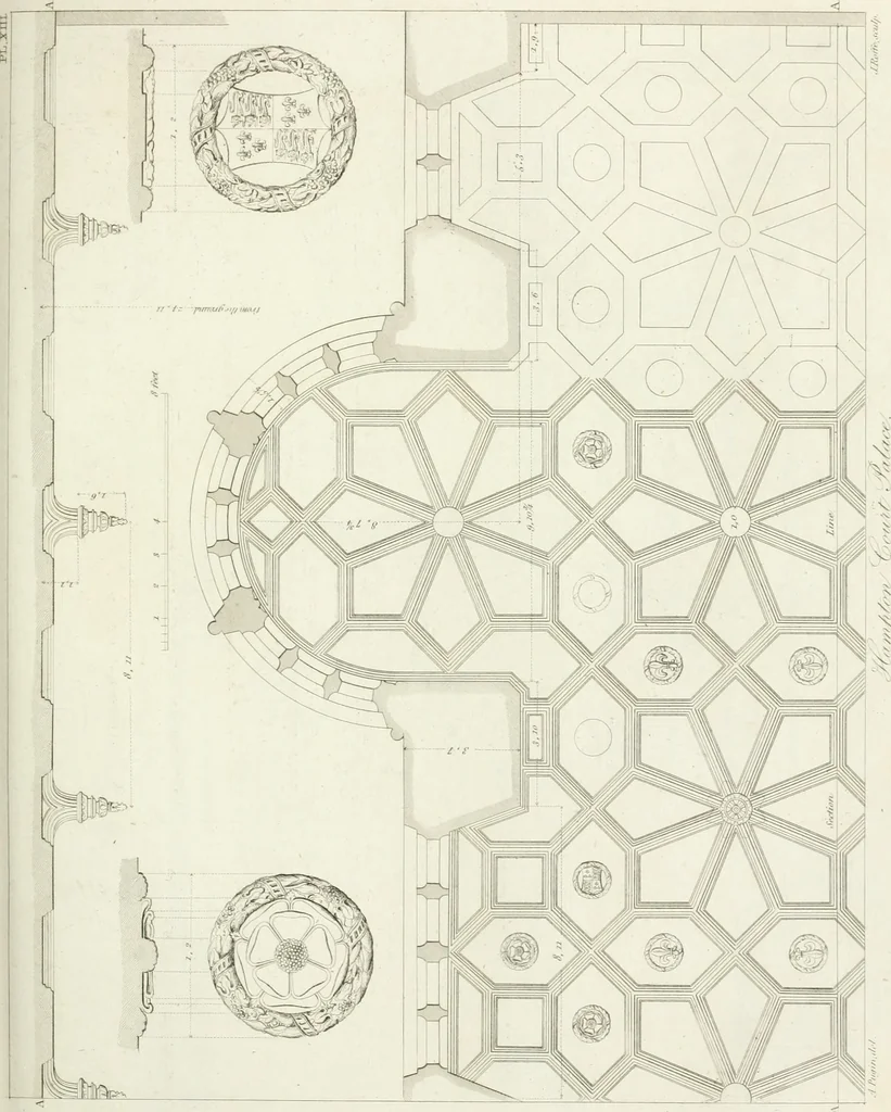 An illustration from Specimens of Gothic architecture; selected from various antient[!] edifices in England: consisting of plans, elevations, sections, and parts at large ... accompanied by historical and descriptive accounts, 1823, leaf 274