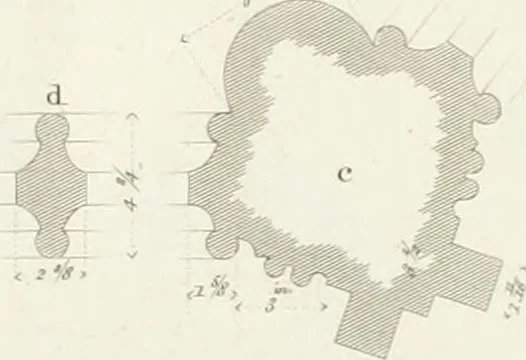 An illustration from Specimens of Gothic architecture; selected from various antient[!] edifices in England: consisting of plans, elevations, sections, and parts at large ... accompanied by historical and descriptive accounts, 1823, leaf 314