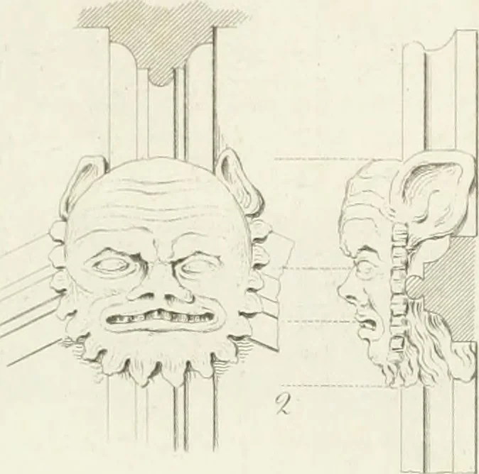 An illustration from Specimens of Gothic architecture; selected from various antient[!] edifices in England: consisting of plans, elevations, sections, and parts at large ... accompanied by historical and descriptive accounts, 1823, leaf 346