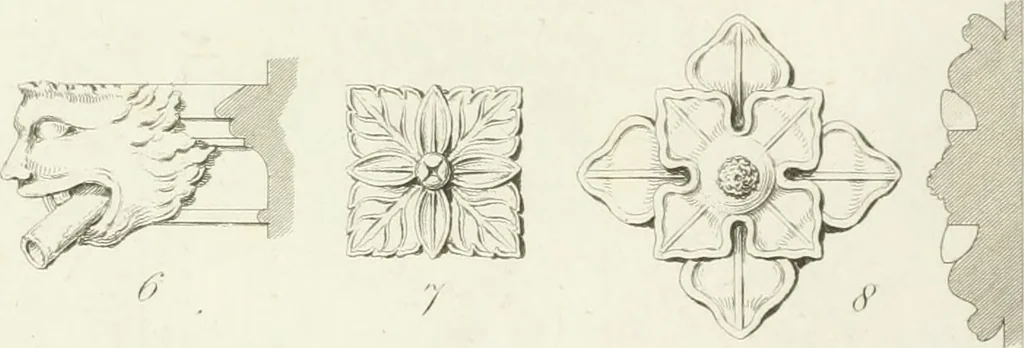 An illustration from Specimens of Gothic architecture; selected from various antient[!] edifices in England: consisting of plans, elevations, sections, and parts at large ... accompanied by historical and descriptive accounts, 1823, leaf 346