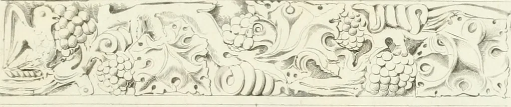 An illustration from Specimens of Gothic architecture; selected from various antient[!] edifices in England: consisting of plans, elevations, sections, and parts at large ... accompanied by historical and descriptive accounts, 1823, leaf 348