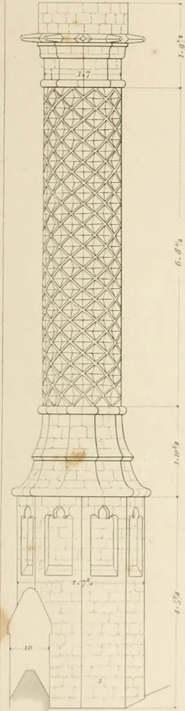 An illustration from Specimens of Gothic architecture; selected from various ancient edifices in England: consisting of plans, elevations, sections, and parts at large .., 1825, leaf 150