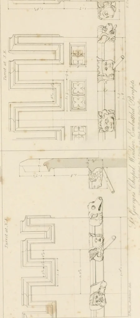 An illustration from Specimens of Gothic architecture; selected from various ancient edifices in England: consisting of plans, elevations, sections, and parts at large .., 1825, leaf 170