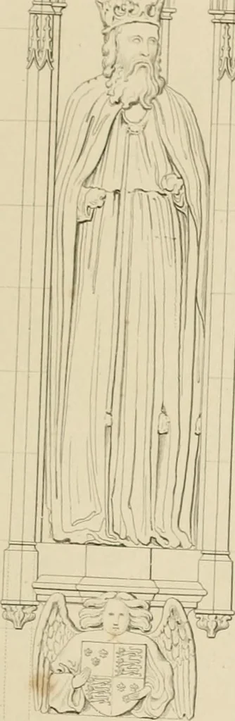 An illustration from Specimens of Gothic architecture; selected from various ancient edifices in England: consisting of plans, elevations, sections, and parts at large .., 1825, leaf 134
