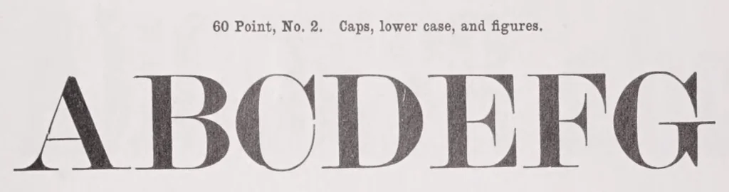 An illustration from Specimens of the job division type, Government Printing Office., 1897, leaf 153