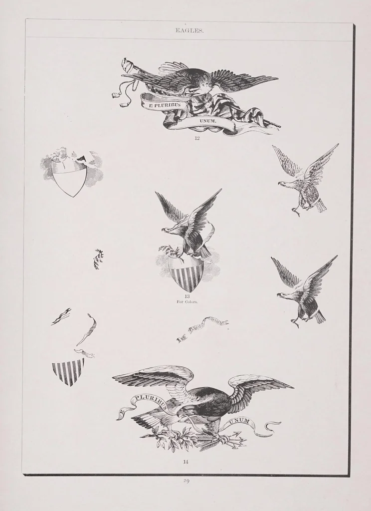 An illustration from Specimens of the job room types, Government printing office., 1891, leaf 115