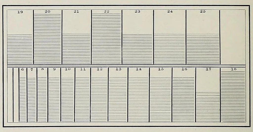 An illustration from Specimens of point line type : borders ornaments brass rules &c. &c, 1908, leaf 274