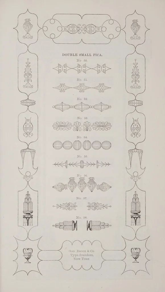 An illustration from Specimens of printing types cast, 1848, leaf 255