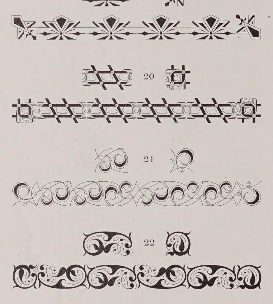 An illustration from Specimens of printing types made at Bruce's New York Type-Foundry, 1882, leaf 556