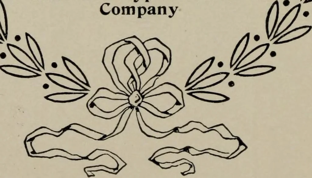 An illustration from Specimens of type, borders, ornaments, brass rules and cuts, etc. : catalogue of printing machinery and materials, wood goods, etc, 1897, leaf 17