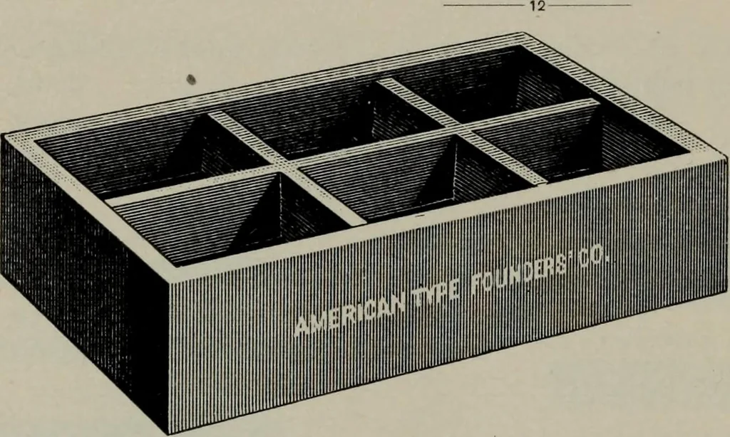 An illustration from Specimens of type, borders, ornaments, brass rules and cuts, etc. : catalogue of printing machinery and materials, wood goods, etc, 1897, leaf 45