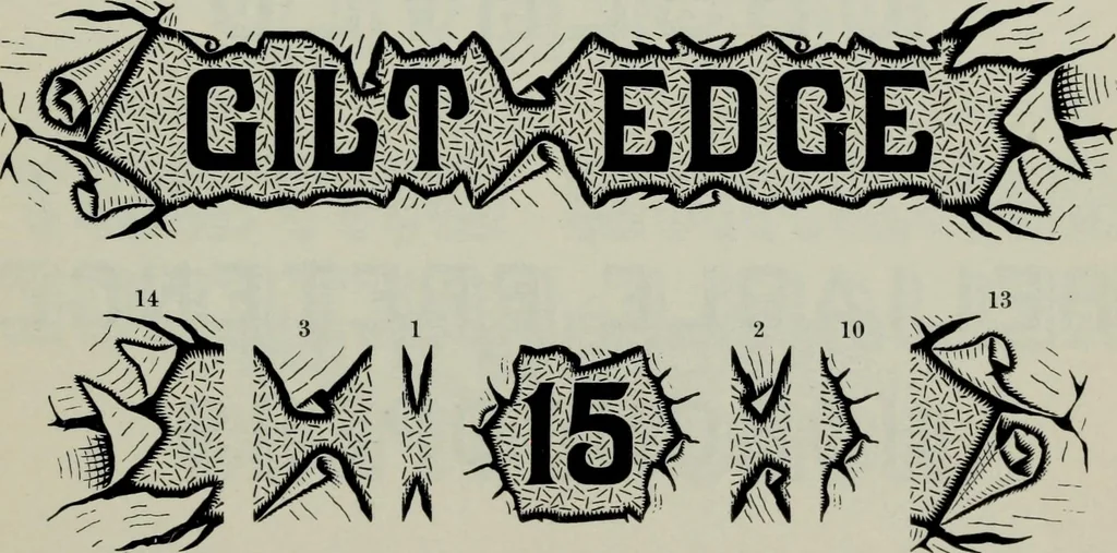 An illustration from Specimens of type, borders, ornaments, brass rules and cuts, etc. : catalogue of printing machinery and materials, wood goods, etc, 1897, leaf 460